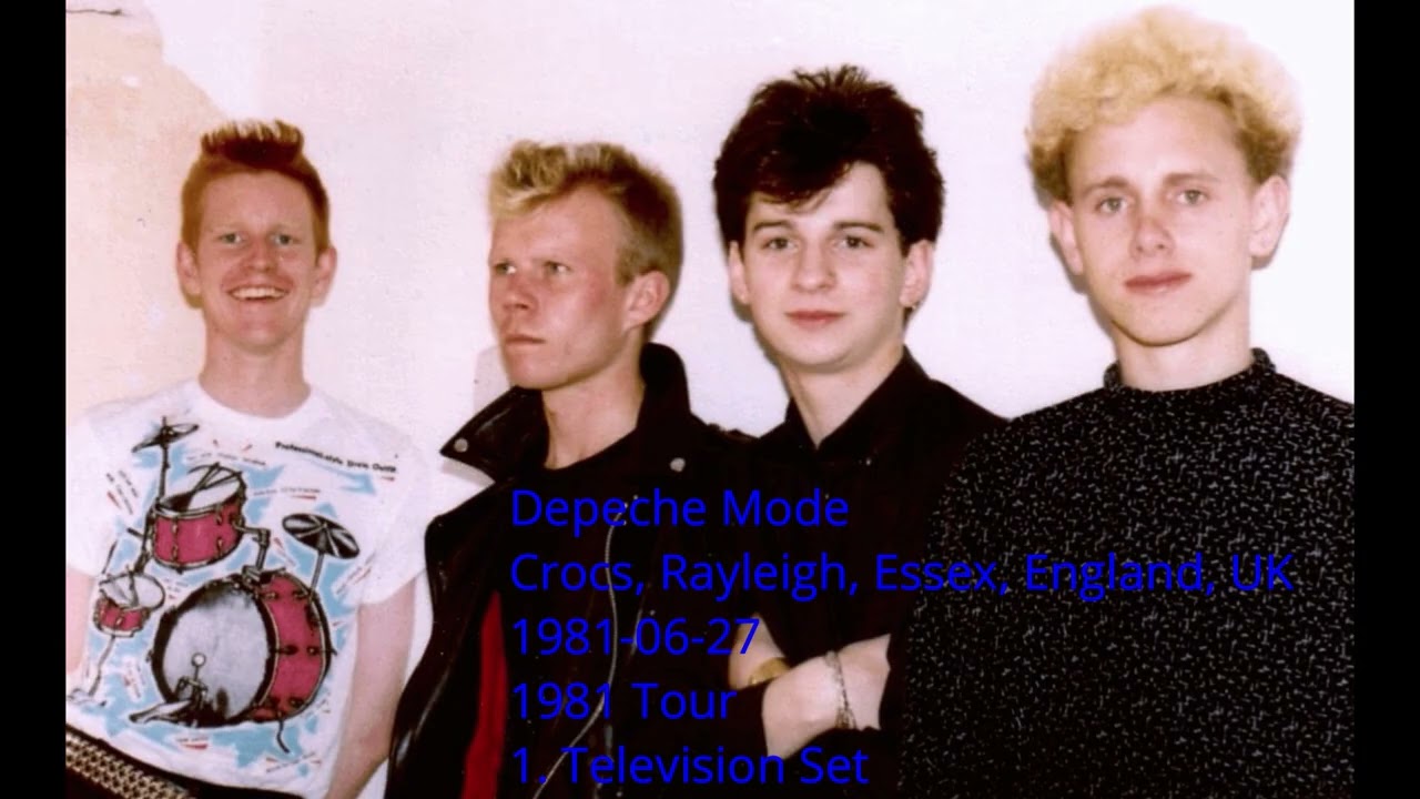 Depeche Mode - Television Set 1981-06-27 Crocs, Rayleigh, Essex, England, UK