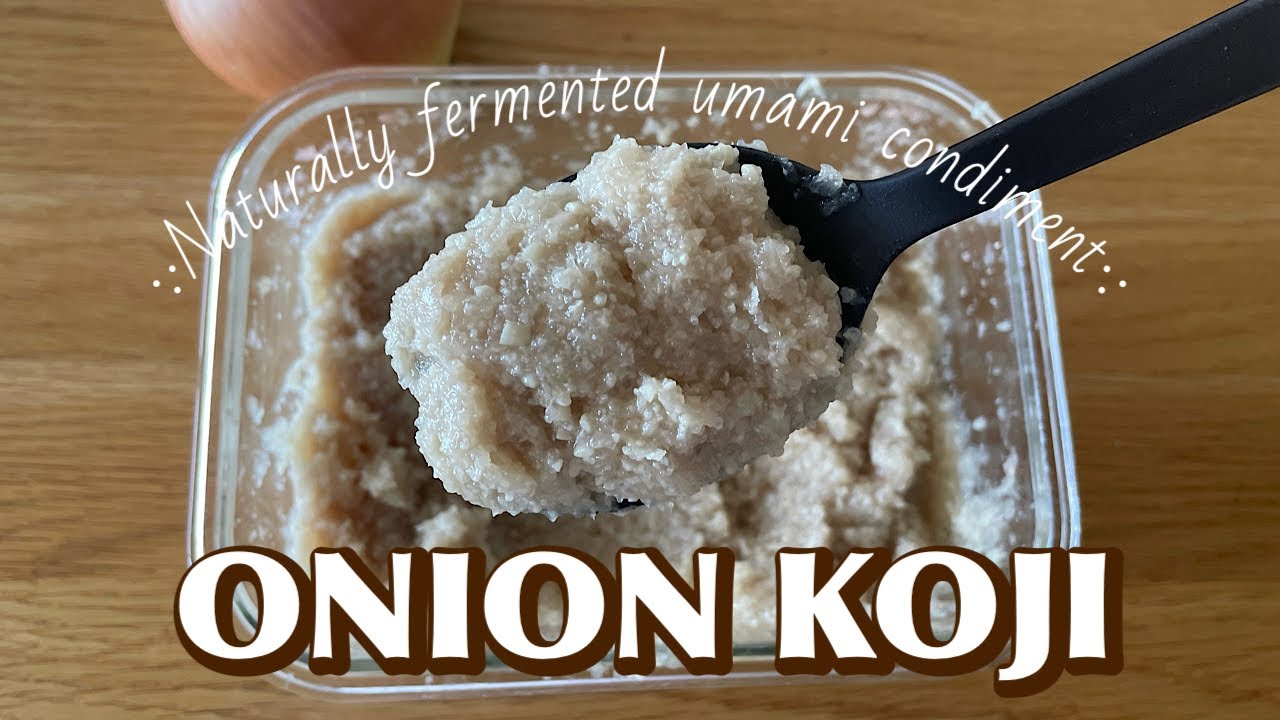 How to make ONION KOJI - Naturally fermented umami condiment - Japanese Mum Cooking