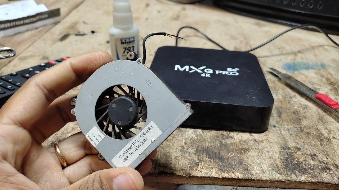 ⭐ Sistema de resfriamento dentro da TV box MXQ pro 5g 4k travando deixando mais leve