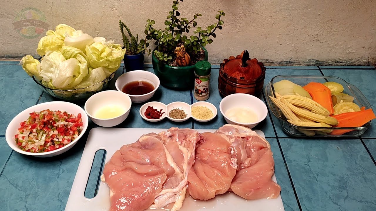 Pollo al Carbón Azado Receta Nicaraguense