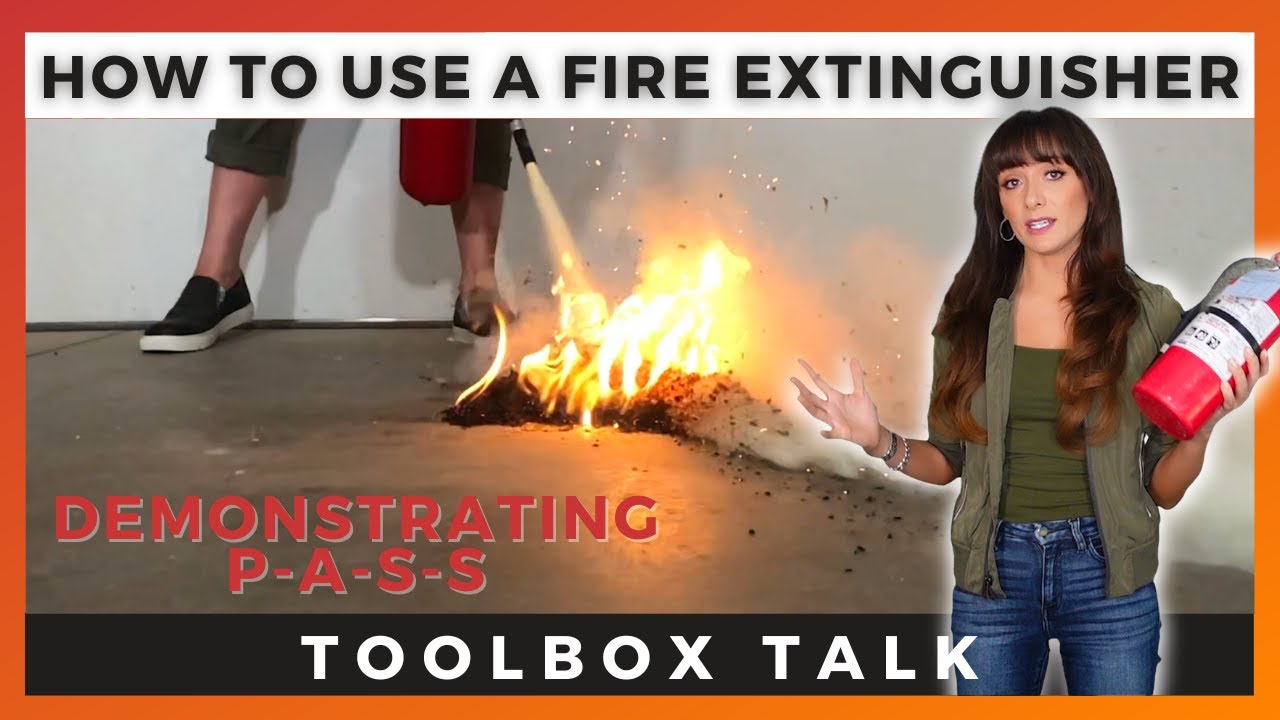 Как использовать огнетушитель методом P-A-S-S | Ally Safety