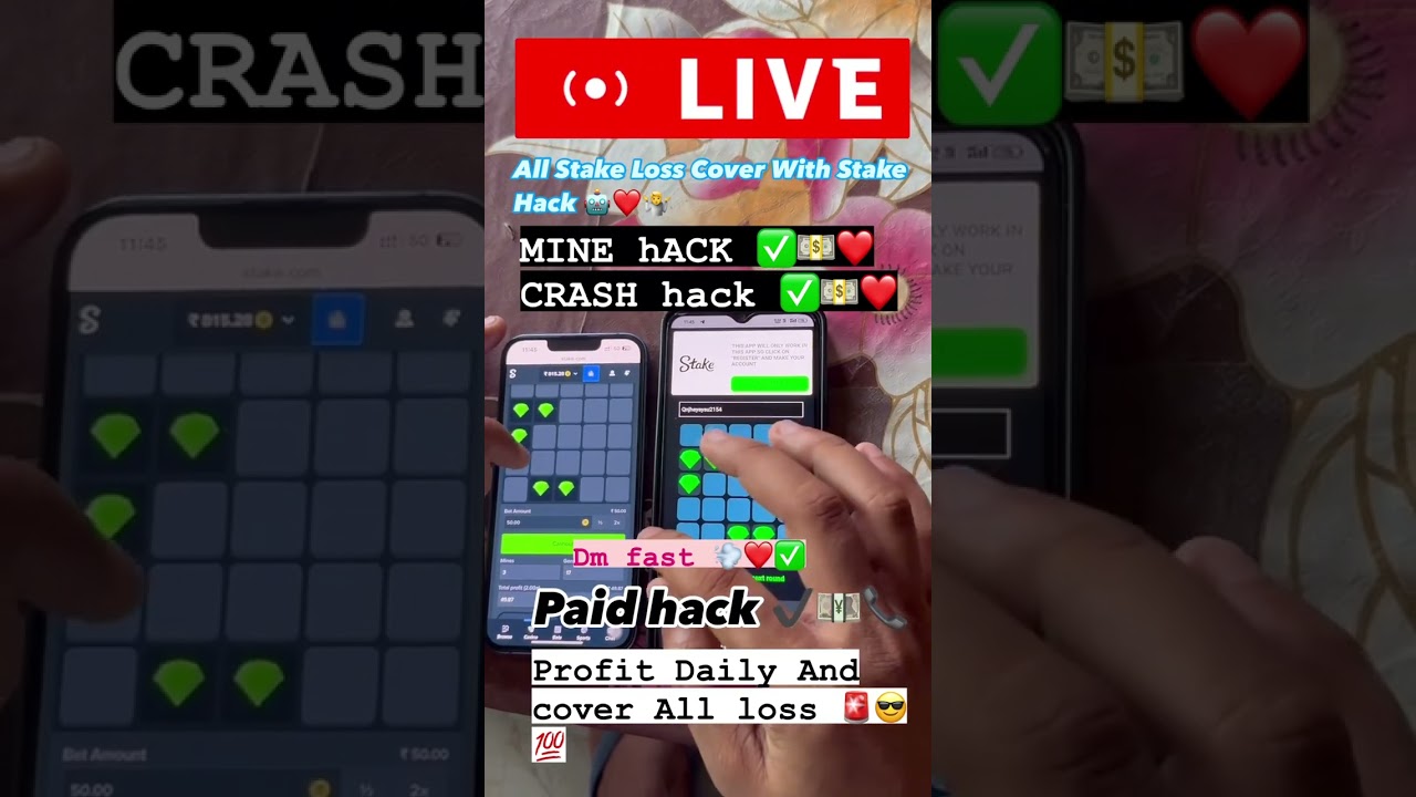 LIVE STAKE HACK DM COMNT 