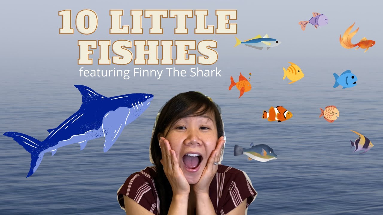 10 Little Fishies Song | Preschool Circle Time Songs | Numbers and Counting