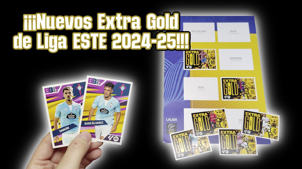 ¡¡¡Nuevos EXTRA GOLD de Liga ESTE 2024-25!!! *CROMOS INÉDITOS*