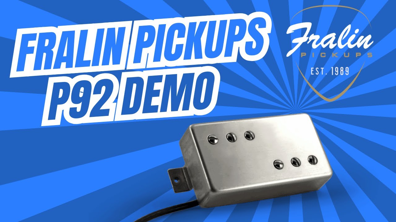 Демонстрация пикапа Fralin Pickups P92