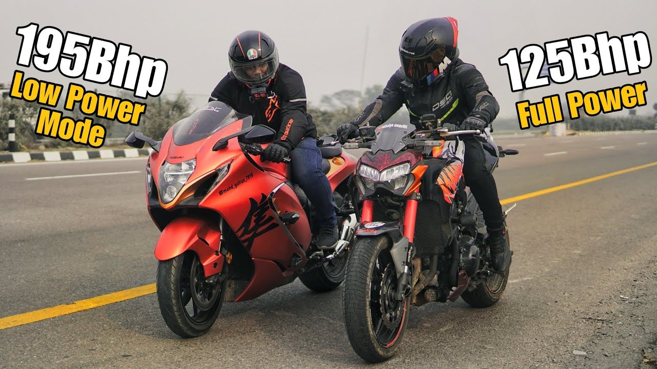 Z900 VS Hayabusa in Least Power Mode | Unexpected!