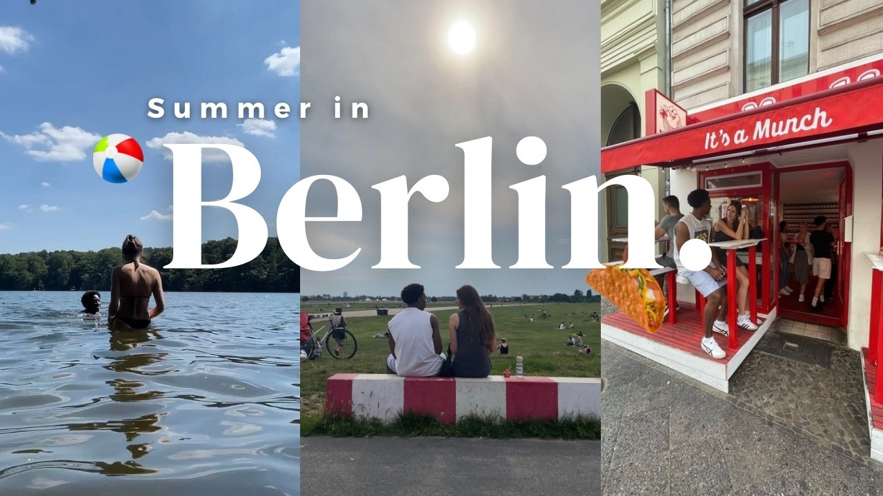 Summer in Berlin | tourist attractions, swimming, & beautiful parks in the city
