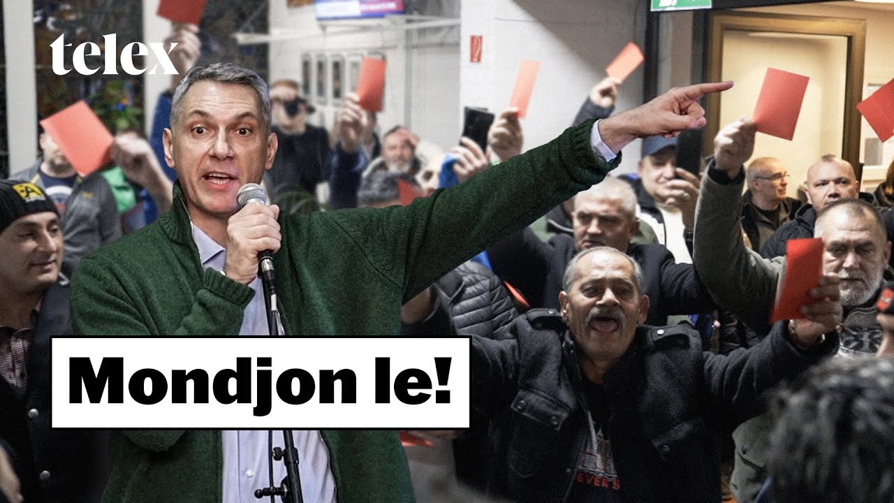 Tüntetők zavarták meg Lázárt, aki szerint Magyar Péter uszítja a cigányokat a magyarok ellen