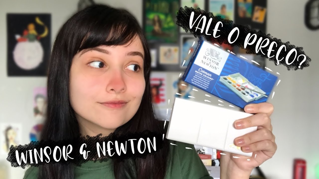 TESTANDO AQUARELA WINSOR E NEWTON | primeiras impressões