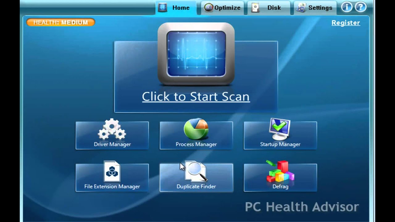 PC Health Advisor Tutorial and Review -- pcbrain.info