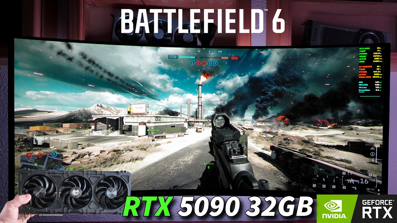 Battlefield 6 - RTX 5090 32GB - Ryzen 7 9800X3D | Alienware AW3425DW 34