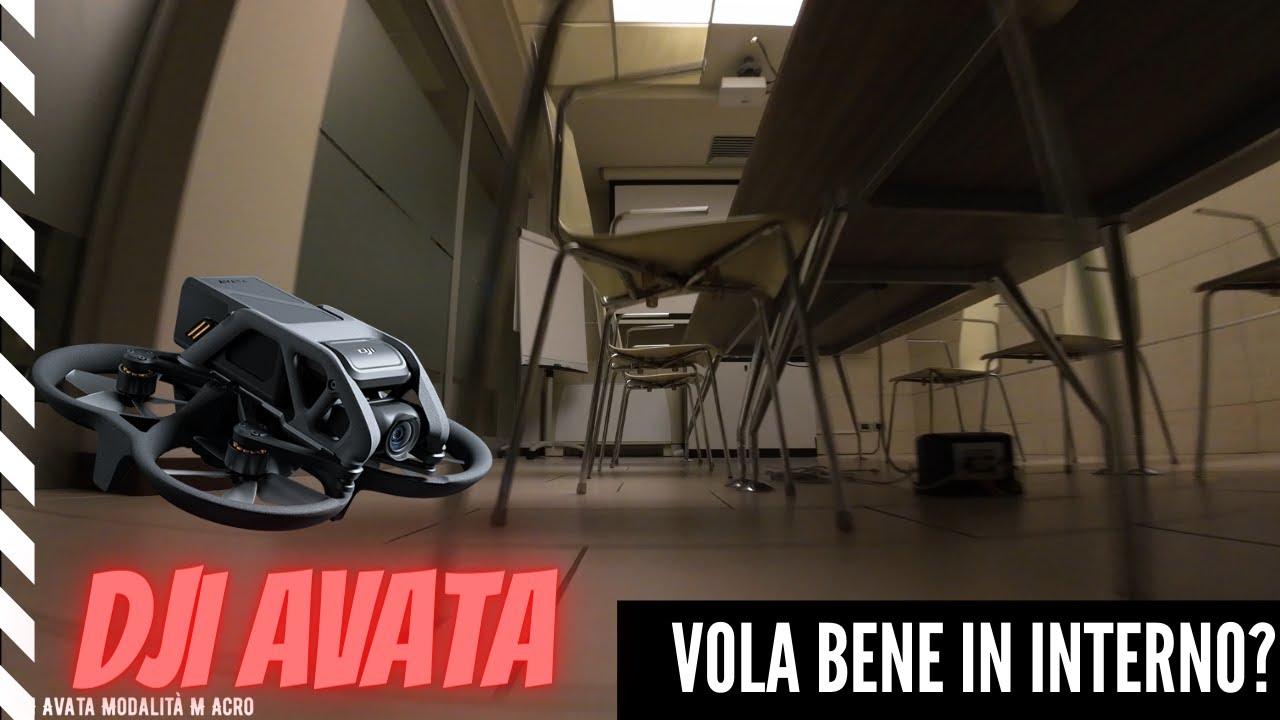 DJI Avata Indoor come vola negli interni Drone fpv DJI Test Tilt Gimbal, Low Light, Acro mode Manual