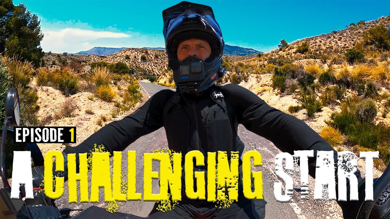 Off to a CHALLENGING START riding motorcycle in 43°C [Ep.1, S3] | Honda Dominator 1988