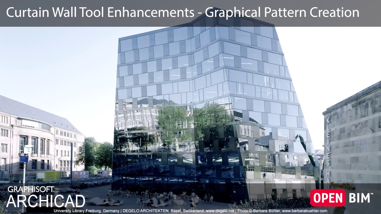 ARCHICAD 22 - Curtain Wall - Graphical Pattern Creation