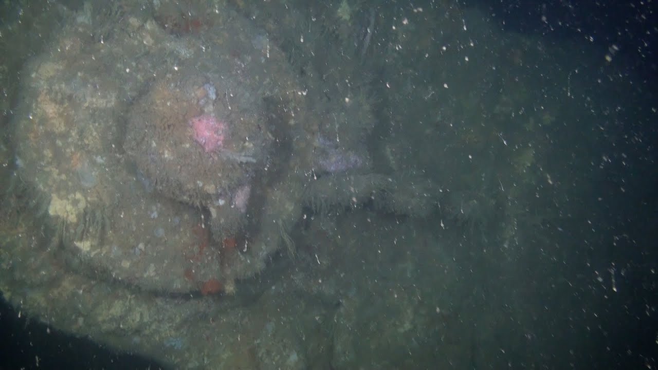 Underwater video of the shipwreck of SS Ohio, sunk off Portland Bill