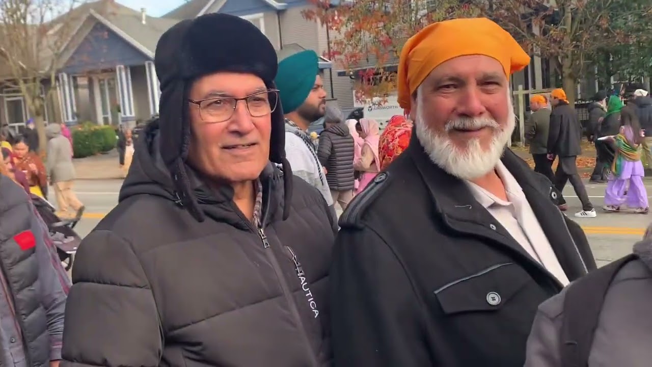 Nagar Kirtan 2025 to celebrate birthday of Guru Nanak Dev ji by Gurdwara Dukh Nivaran Sahib Surrey.