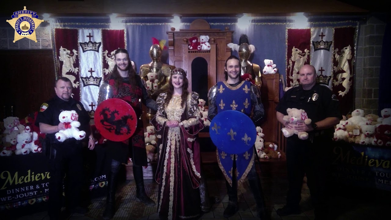 Medieval Times Donates Teddy Bears To North Texas Auto Theft Task Force To Help Children