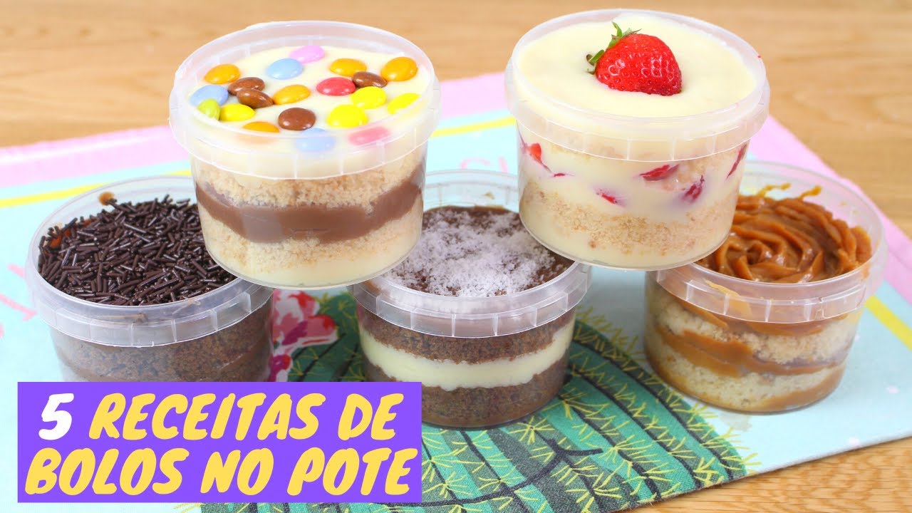5 Receitas de Bolos no Pote para vender! Cakepedia