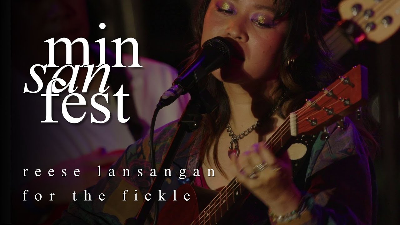 Reese Lansangan - For the Fickle (live at minsan fest)