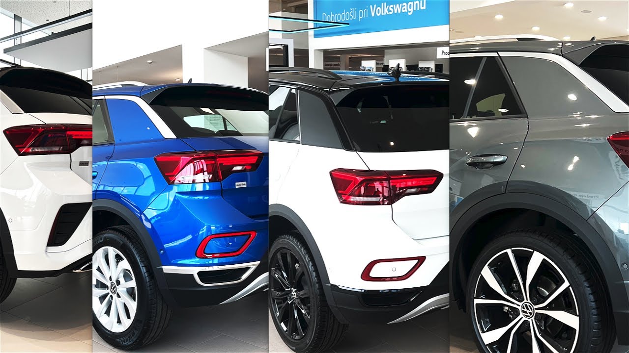 New Volkswagen T-ROC 2023 [COLORS and RIMS comparison]