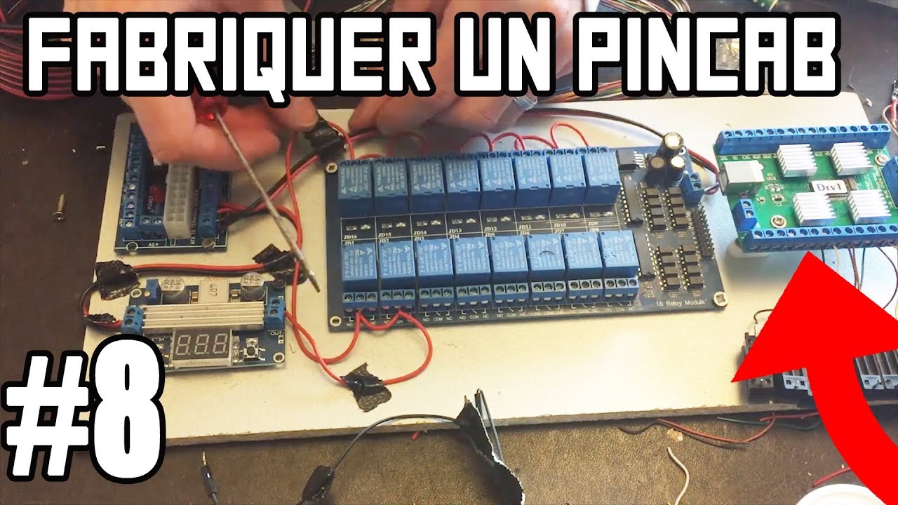 FABRIQUER UN PINCAB #8 : LED-WIZ et contacteurs !
