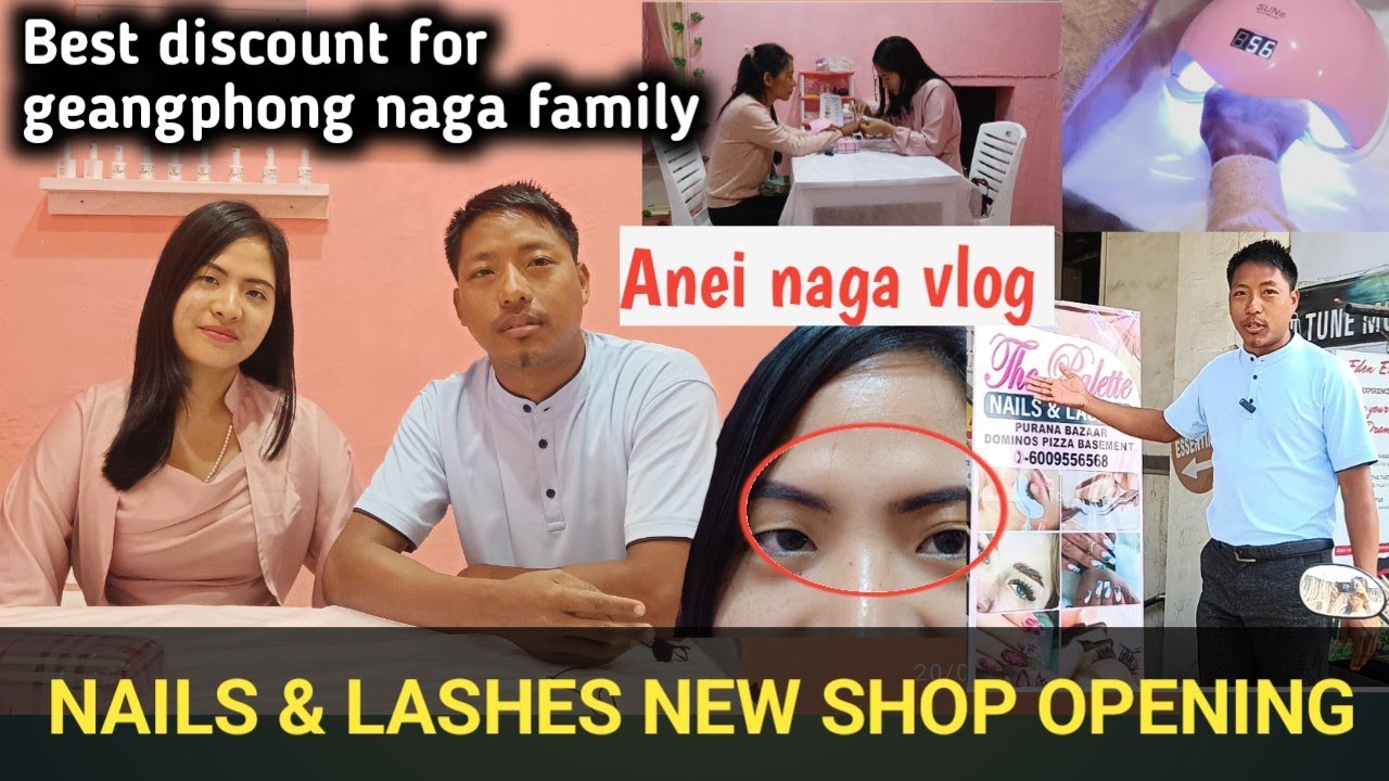 MOTIVATION VIDEO |THE PALETTE NAILS & LASHES NEW SHOP OPENING @AneiNagaVlogs | 