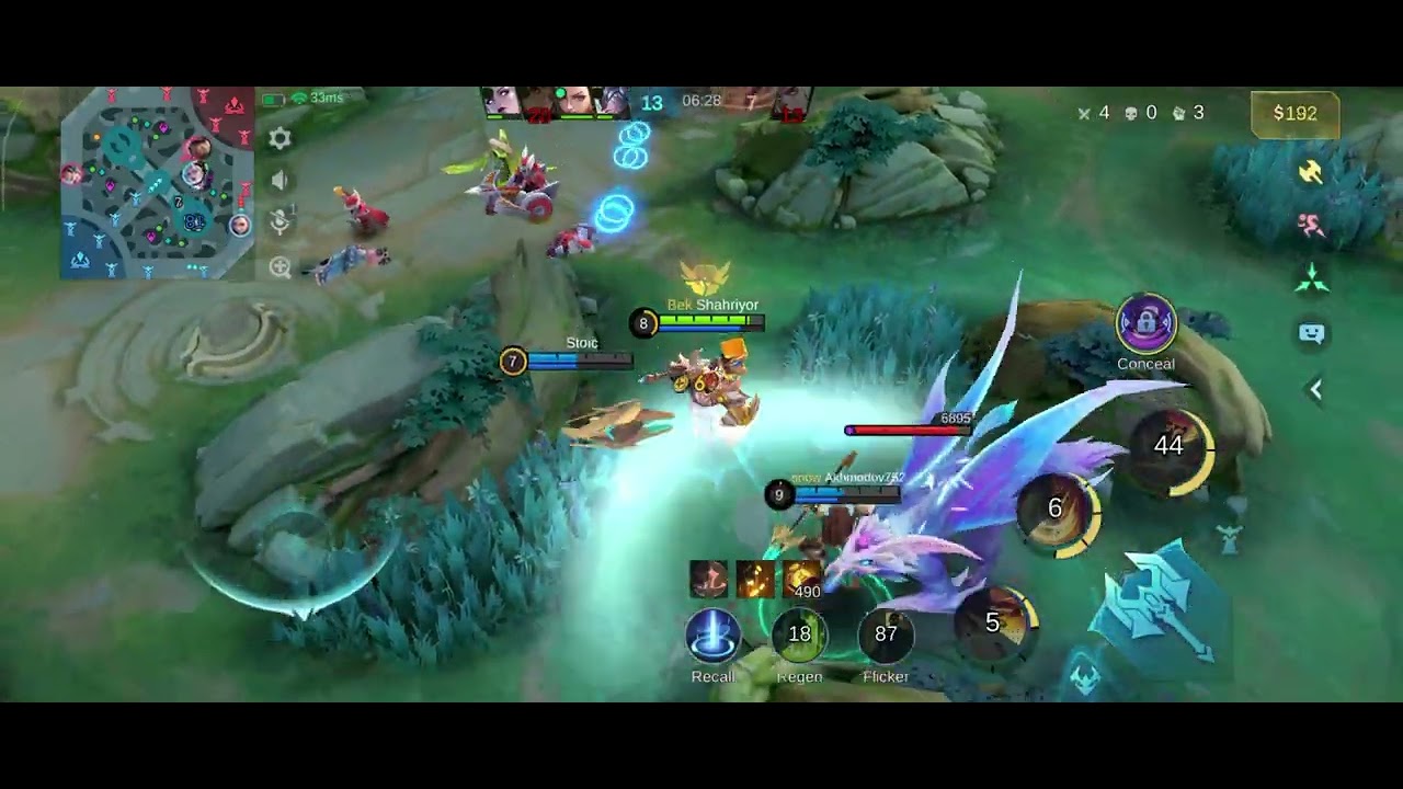 1v3 Under the Turret?! 😱 INSANE Killing Spree | MLBB