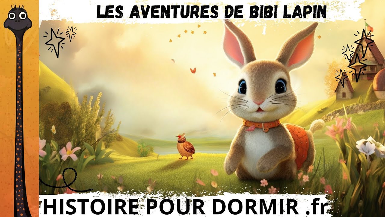 Histoire pour dormir 📖 en video, enfant 5 ans ,  🐰 Les aventures Bibi Lapin
