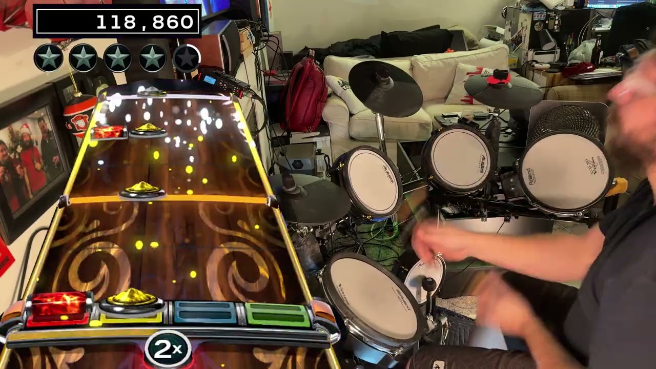 Runnin' Down A Dream (Tom Petty) Drum Cover (music version) RB4 chart