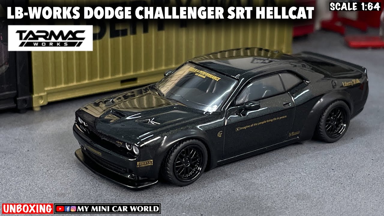 『MY MINI CAR WORLD』UNBOXING TARMAC WORKS 1/64 LB-WORKS DODGE CHALLENGER SRT HELLCAT