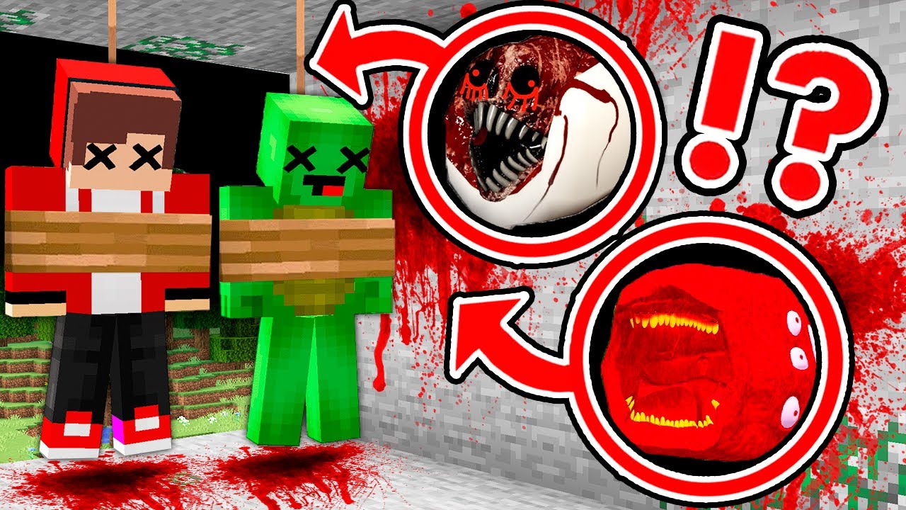 MAIZEN: Why Train Eater & Bridge Worm Hanged JJ and Mikey - Minecraft Animation JJ & Mikey