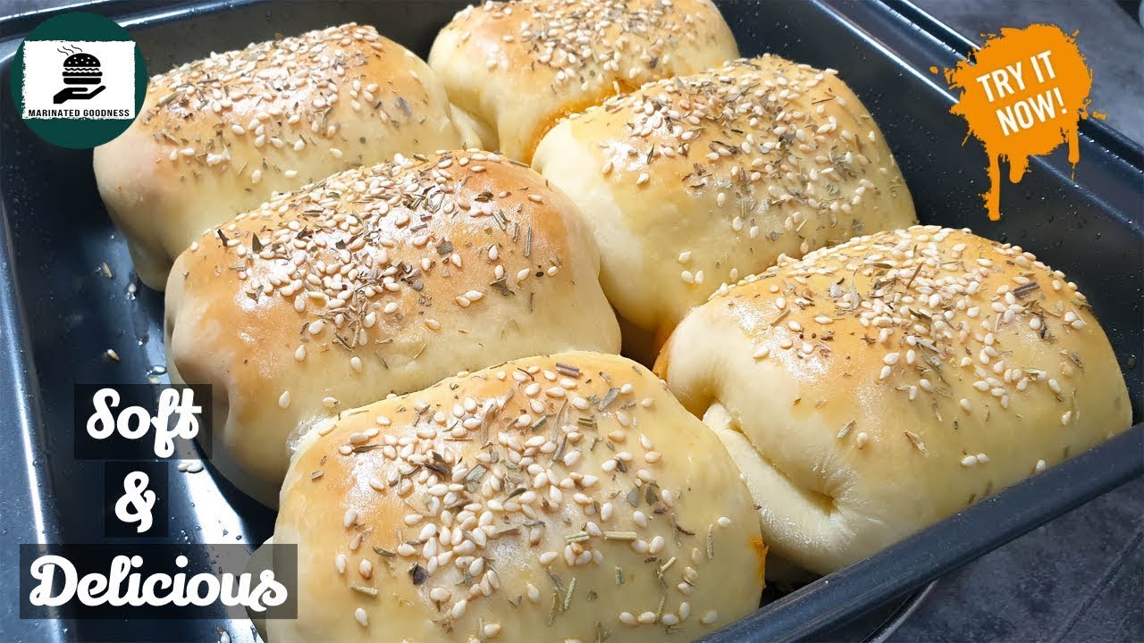 Stuffed Dinner Rolls Recipe | Chicken Cheese Dinner Rolls by Marinated Goodness