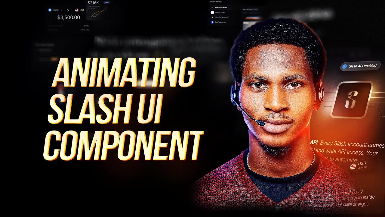 Animating Slash UI Component 💯 Super Easy Way