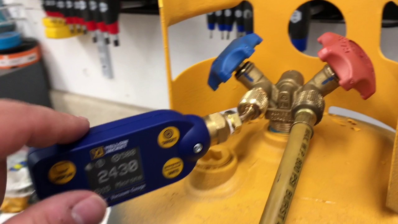 Inficon QS5 and Yellow Jacket Omni Vacuum Gauge