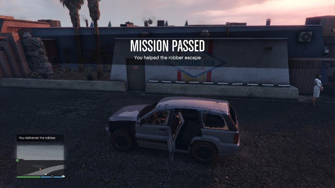 Grand Theft Auto V..New Blue dot .. Assist robbery