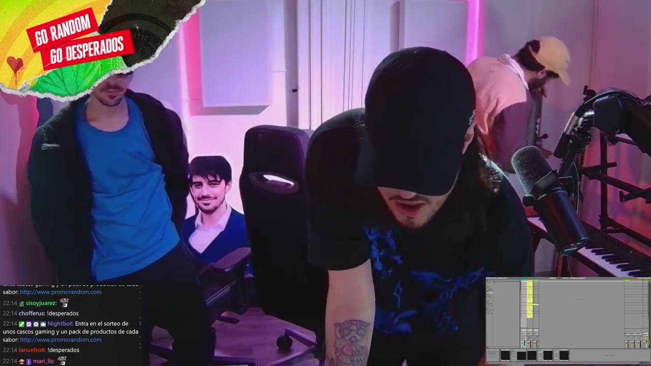 🟩 CANTANDO/HACIENDO MUSICA DESPERADOS, ALEXBY Y CHEETO [AgenteMaxo Stream Resubido 30-10-2023]