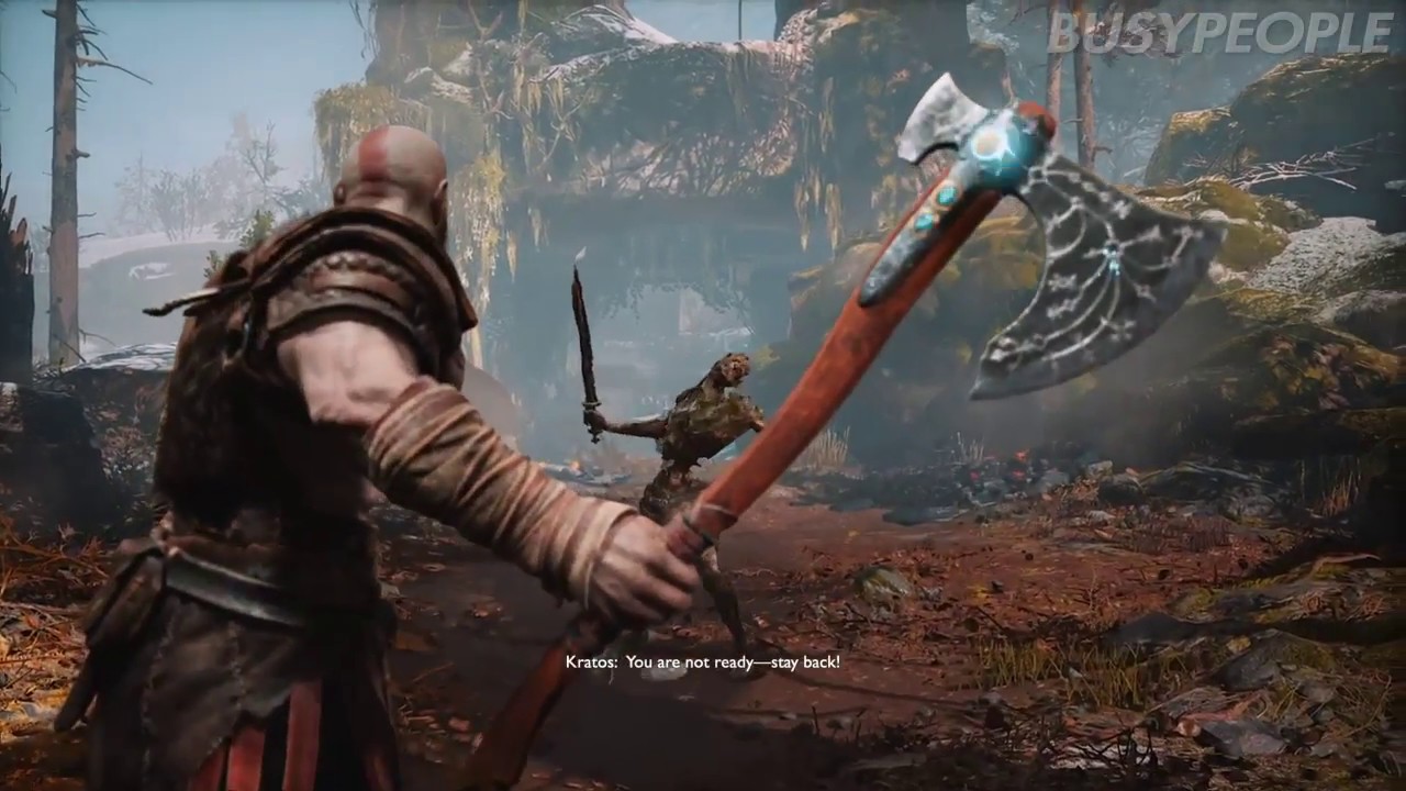 God of War: First Fight NO DAMAGE on Max difficulty