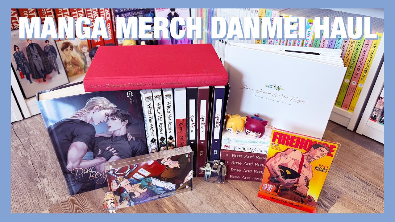 Manga Merch & Danmei Haul | first proxy order from delivered korea, dcs wedding!!, nine new novels