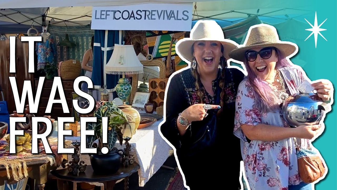 Finding Laura Caldwell's FREE Surprise at the Left Coast Flea! Summer 2023