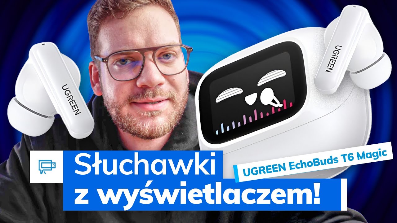 UGREEN EchoBuds T6 Magic 🎧 słuchawki za ~ 2️⃣0️⃣0️⃣ ZŁ z EKRANEM DOTYKOWYM 🖥️👈 [TEST]