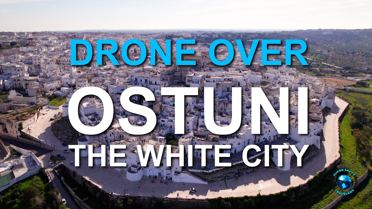 Drone Over Ostuni - The White City