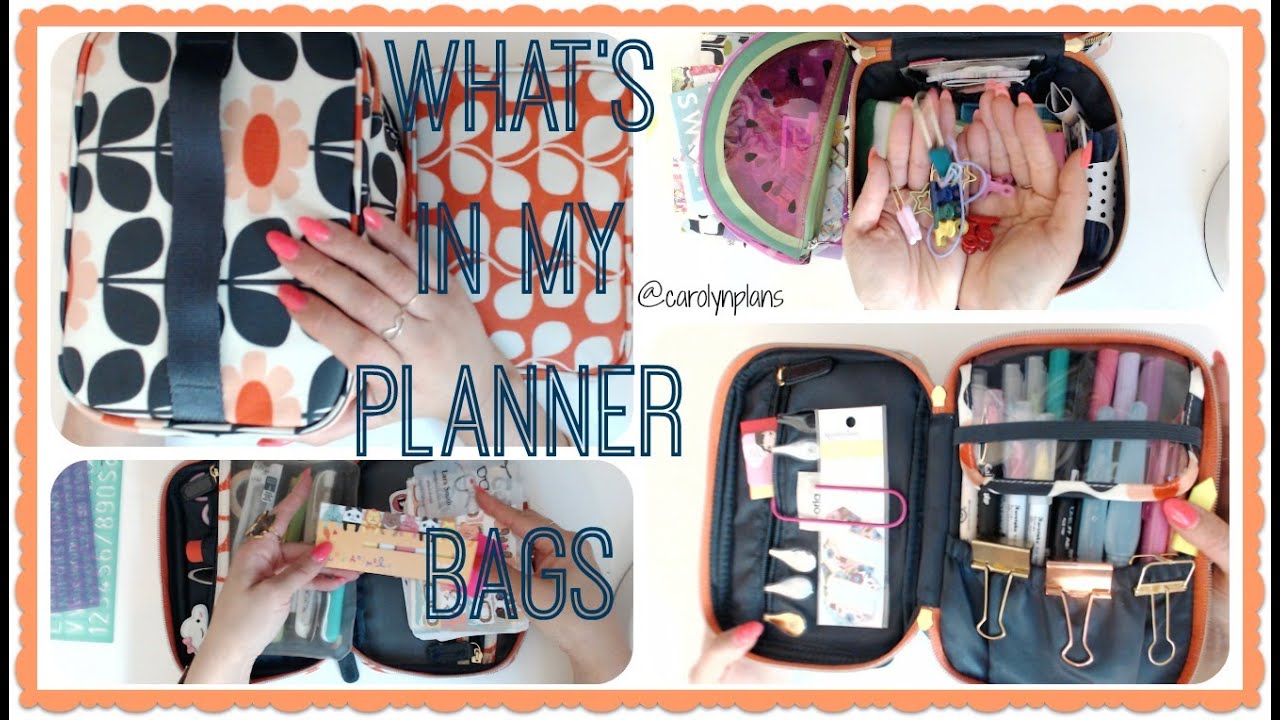 What's In My Planner Bags | ORLA KIELY TARGET PLANNER SUPPLIES ORGANIZATION