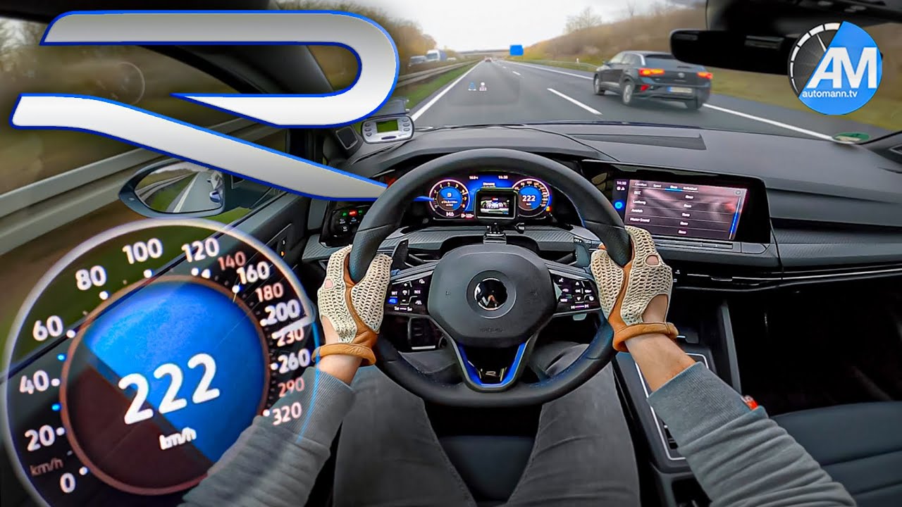 NEW! Golf 8 R (320hp) | Launch Control & 100-200 km/h acceleration🏁 | by Automann