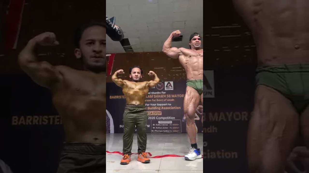 Yousuf awan world champion 2025 and mr asia and mr pakistan and naveed shahboth guestposinginmrsukku