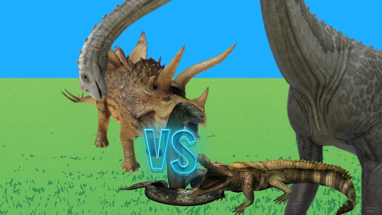 Argentinossauro,stegoceratops e batalha ( parque dos dinossauros )