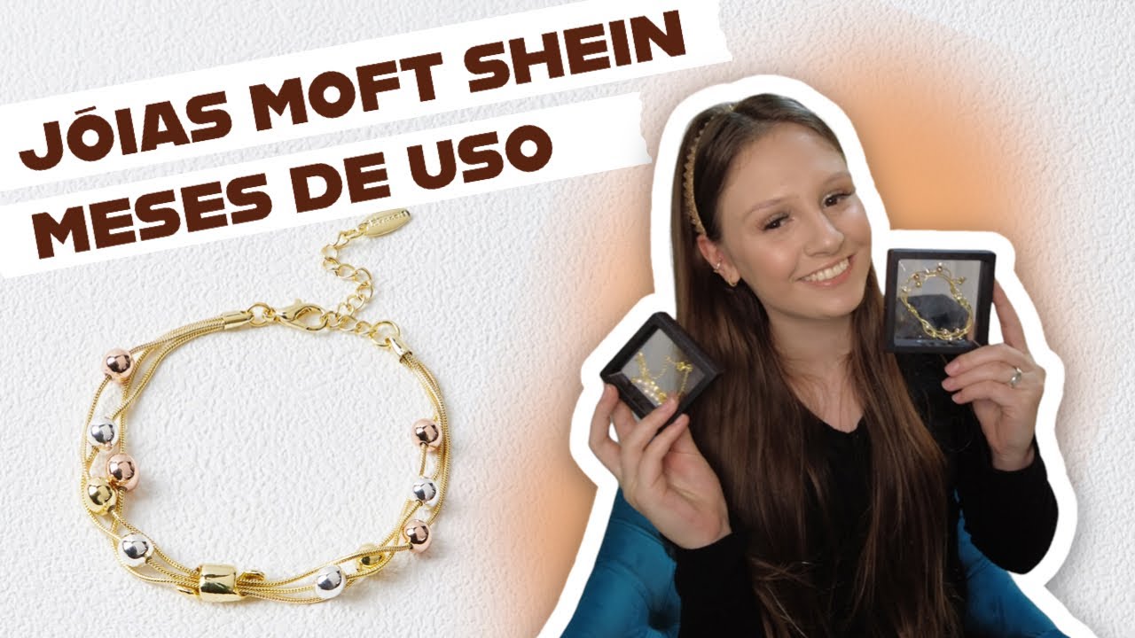 MINHAS JÓIAS DA SHEIN *MOFT* APÓS MESES USANDO |FICOU PRETA? PERDEU A COR? Confira tudo sobre SHEIN
