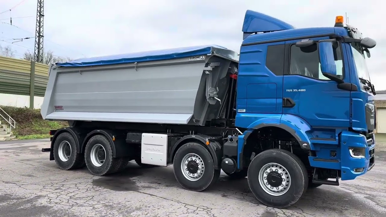MAN TGS 35.480 8x8 EuromixMTP EMK 18m3 Mulden Kipper