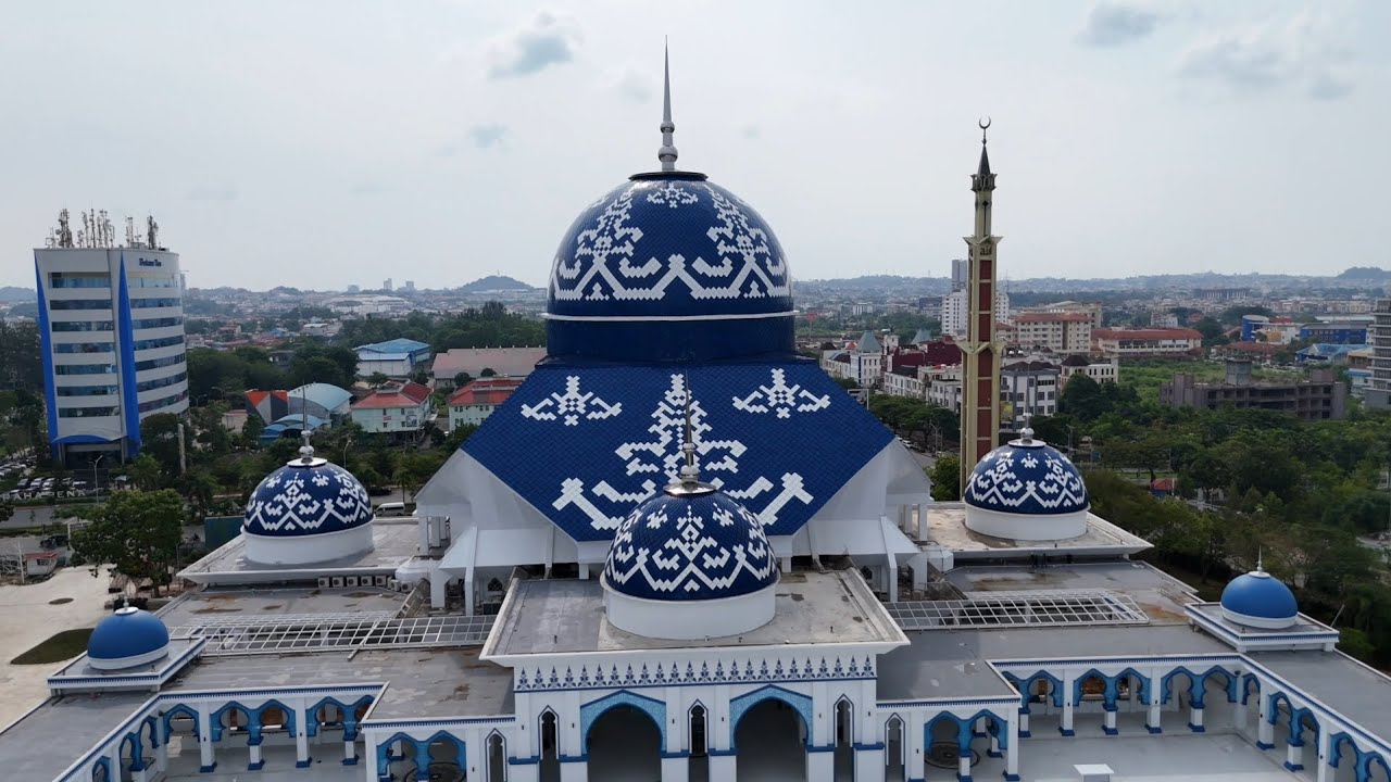 Masjid Agung Batam Center Kepri Island Indonesia 4K #mesjid #mosque #Indonesia #batam