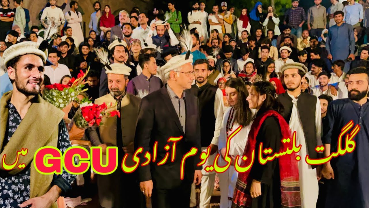 Celebrating GB’s independence day at Government College University, Lahore | Gilgit Baltistan