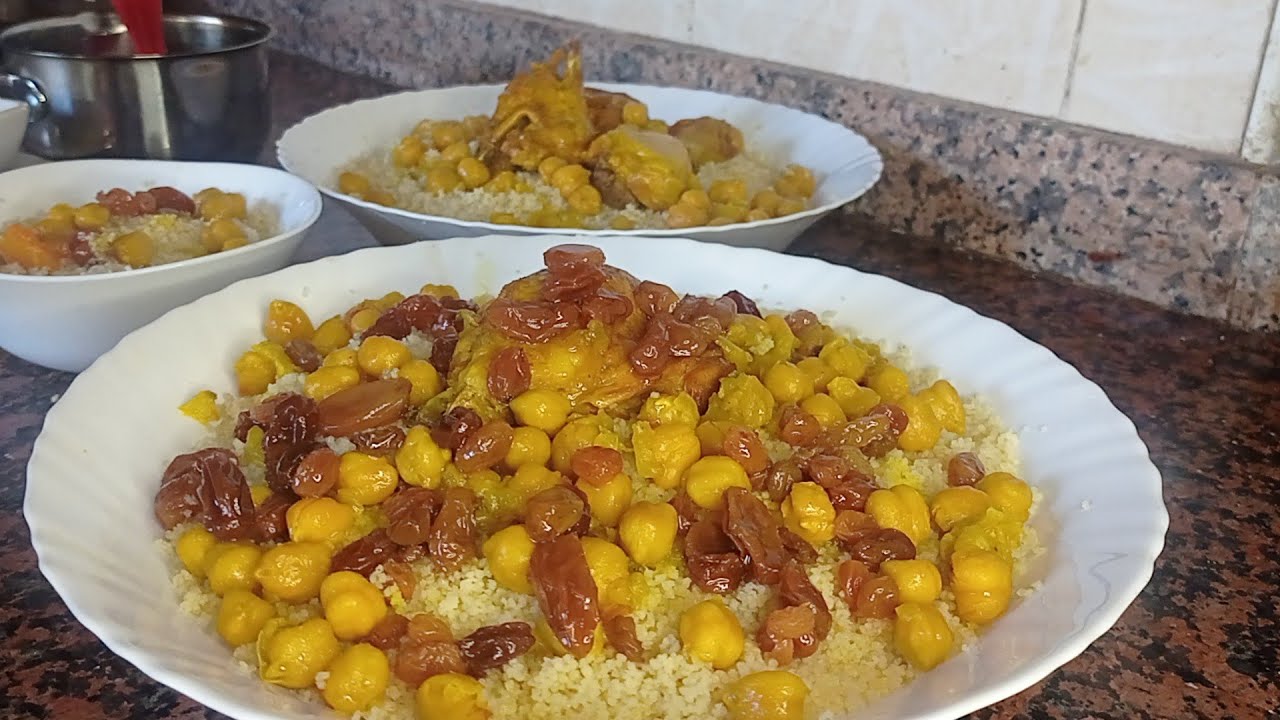 اليوم🥳 عيد ميلادي🎂#وصفات_تلمسان #طعام بالدجاج  لفراح 💥بالحمص وزييب سهل وبسيط